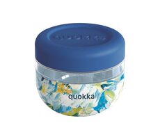 Quokka Bubble Food Jar 500 ml Blue Peonies / Nádoba na jídlo / plast