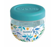 Quokka Bubble Food Jar 770 ml Watercolor Leaves / Nádoba na jídlo / plast