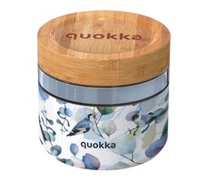 Quokka Deli Food Jar 820 ml Blue Nature / Nádoba na jídlo / sklo