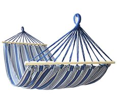 CALTER FIESTA modro-bílá / Houpací síť / 200x100 cm / Nosnost: 150 kg