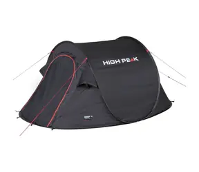 High Peak Vision 3 3P černá / Stan pro 3 osoby / 235 x 180 x 100 cm / vodní sloupec: 2000mm