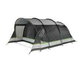 High Peak Garda 5.0 šedo-zelená / Stan pro 5 osoby / 550 x 300 x 210 cm / vodní sloupec: 4000mm