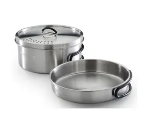 CAMPINGAZ Trekking Cook Kit / Sada Outdoorového nádobí / 1x pánev 15.5cm / 1x rendlík 14.5cm + poklice / 1x taška / doprodej