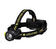 LEDLENSER H15R WORK čelovka černá / 2500/1000/20 lm / IP67 / Li-Ion / 4800 mAh