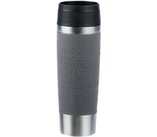 Emsa Travel Mug Classic Grande 0.5l šedá / Termohrnek / nerezová ocel