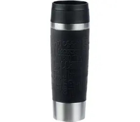 Emsa Travel Mug Classic Grande 0.5l černá / Termohrnek / nerezová ocel