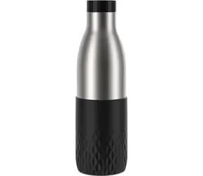 Emsa BLUDROP 0.7L černá / Termoláhev / nerezová ocel
