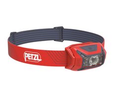 Petzl Actik červená / Čelová svítilna / 450 lm / dosvit až 90m / 3x AAA / IPX4