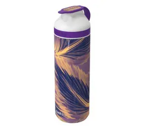 Quokka Nerezová láhev Mineral Steel electric leaf 430 ml