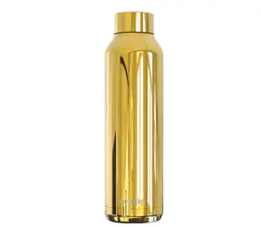 Quokka Nerezová lahev Solid Sleek zlatá 630 ml