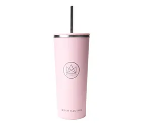 Neon Kactus Designový nerez pohár 710 ml růžová / 0.71 L / nerez  / doprodej