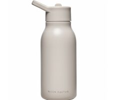 Neon Kactus Dětská nerezová láhev šedá 340 ml