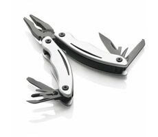XD Design Grip černo-stříbrná / Multifunkční kleště / 13 nástrojů / 360 g