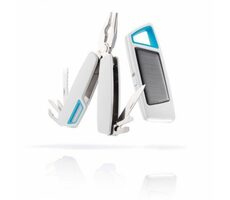 XD Design Tovo Set bílá / Set multifunkčních kleští a solární svítilny / 300 g 