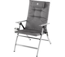 Coleman 5-Position Padded Chair šedá / Skládací židle / Nosnost: 120 kg