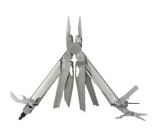 Leatherman Multitool Wave Plus stříbrná / Multitool / 17 nástrojů / 241 g