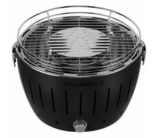 LotusGrill G280 U černá / Gril na dřevěné uhlí / Průměr roštu 25.8 cm