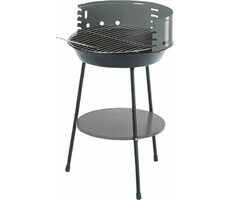 MASTER GRILL MG915 / Gril na dřevěné uhlí / rošt 36 x 36 cm