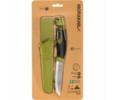 Morakniv Companion Spark zelená / Outdoor nůž s křesadlem / nerezová ocel / čepel 10.4 cm / plastové pouzdro