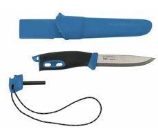Morakniv Companion Spark modrá / Outdoor nůž s křesadlem / nerezová ocel / čepel 10.4 cm / plastové pouzdro
