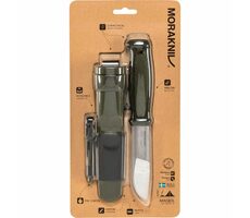 Morakniv Kansbol + Survival kit zelená / Outdoor nůž / nerezová ocel / čepel 10.9 cm / plastové pouzdro