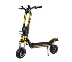 KAABO Wolf King GTR CZ EDITION zlatá / Elektro koloběžka / 2x 2000 W / 25 km-h / 180 km / 2419 Wh