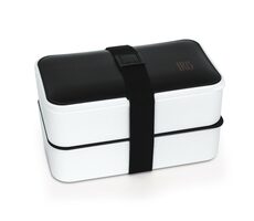 Iris Barcelona Obědový box s příborem Bento 1.2 l bílý