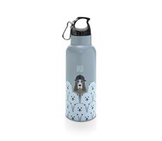 Iris Barcelona Dětská nerezová termolahev Friends 500 ml šedá