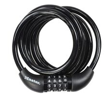 Master Lock 8221EURDPRO Spirálový kombinační zámek na kolo - 1.8m