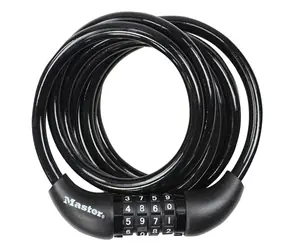 Master Lock 8221EURDPRO Spirálový kombinační zámek na kolo - 1.8m