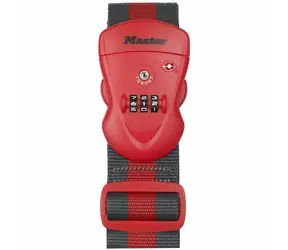 Master Lock 4702EURDRED Popruh na zavazadlo TSA kombinační 