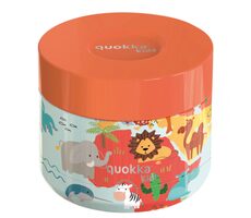 Quokka Whim Kids Food Jar 360ml Mapy / Termonádoba na jídlo / nerezová ocel 