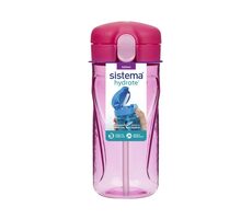 Sistema Hydrate Quick Flip Top Láhev s brčkem 520 ml růžová
