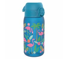 ion8 Leak Proof Dětská láhev Flamingos modrá 350 ml