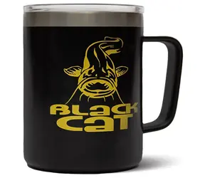 Black Cat Hrnek Stainless Steel Thermal Mug