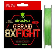 Gunki Šňůra G Braid 8X Fight (Pe2,0) 135m 0,21mm 14,2kg