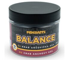 Mikbaits Boilies Mega Balance G2 Krab Ančovička Asa 300ml 30mm