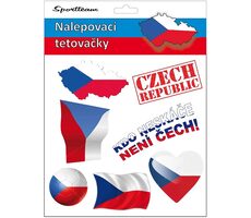 SPORTTEAM Tetovací obtisky ČR 2