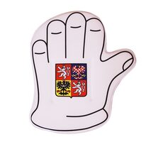 SPORTTEAM Fan. rukavice velká ČR