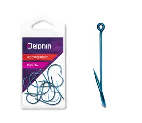 Delphin Háček B! NEO ZanderPoint BLU Velikost 1 10ks