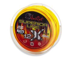 Uni Cat Šňůra 12 X Superior Line 200m 0,60mm 62kg