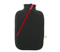 Hugo Frosch Eco Classic Comfort Termofor se softshellovým obalem na zip – černá