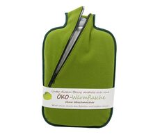 Hugo Frosch Eco Classic Comfort Termofor se softshellovým obalem na zip – zelená
