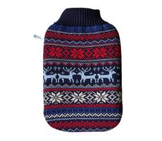 Hugo Frosch Eco Classic Comfort 2L Termofor s pleteným obalem – norský motiv
