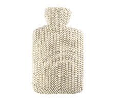 Hugo Frosch Classic Termofor s pleteným lurexovým obalem - krémová
