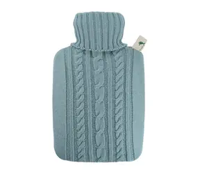 Hugo Frosch Classic Termofor s pleteným obalem - pastelově modrá