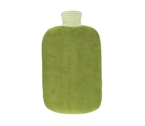 Hugo Frosch Kiwi - Eco Classic Comfort Termofor s obalem z BIO bavlny na zip - zelená
