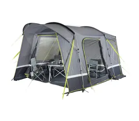 Rozbaleno - High Peak Riva 2.0 šedá / Stan ke karavanu / 365 x 320 x 215 cm / vodní sloupec: 4000mm / rozbaleno