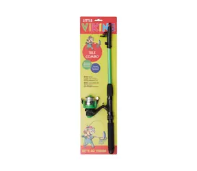 Kinetic Prut s navijákem Little Viking Tele Combo 5'6" 1,65m L 4-21g Green