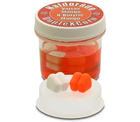 Haldorádó Umělá kukuřice DupleXCorn 8ks 10mm Kyselina máselná/Mango